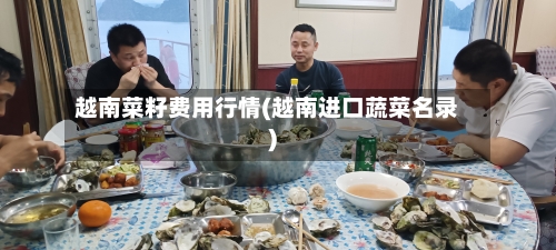 越南菜籽费用行情(越南进口蔬菜名录)