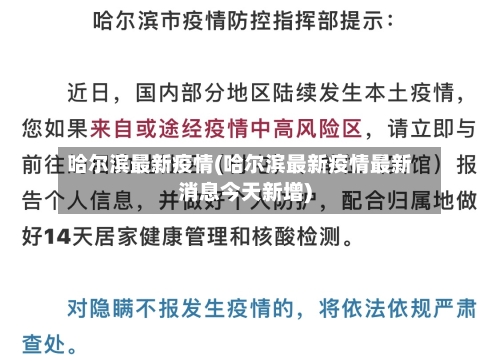 哈尔滨最新疫情(哈尔滨最新疫情最新消息今天新增)