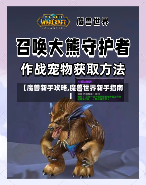 【魔兽新手攻略,魔兽世界新手指南】-第2张图片