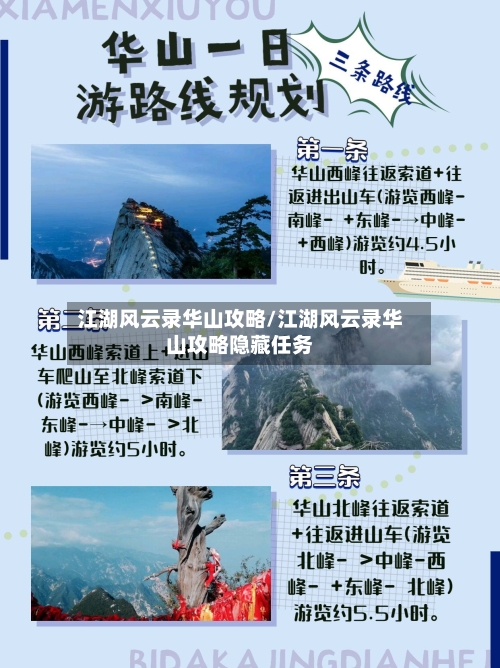 江湖风云录华山攻略/江湖风云录华山攻略隐藏任务-第2张图片