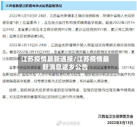 江苏疫情最新通报/江苏疫情最新消息返乡公告-第3张图片