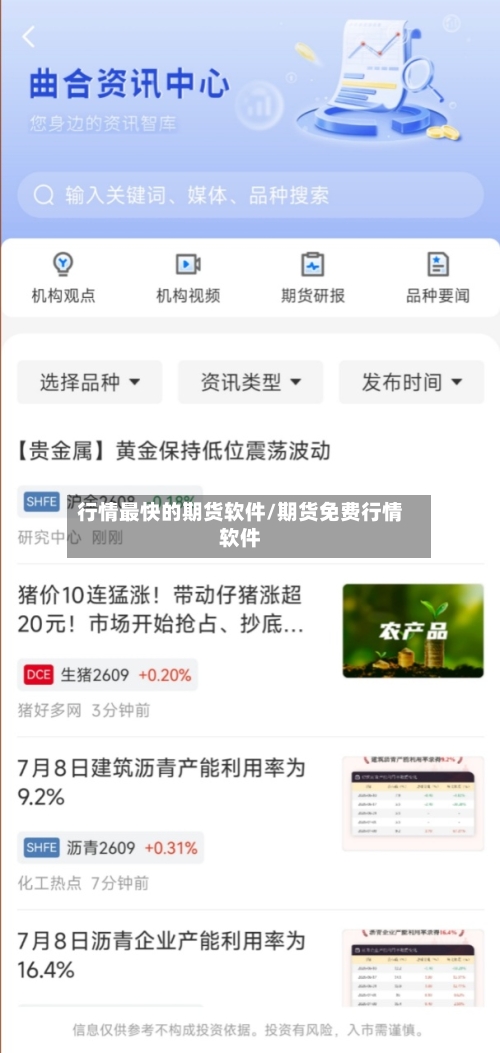 行情最快的期货软件/期货免费行情软件-第2张图片