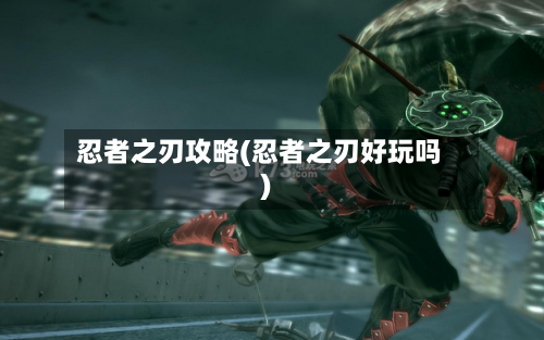忍者之刃攻略(忍者之刃好玩吗)-第2张图片