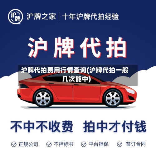 沪牌代拍费用行情查询(沪牌代拍一般几次能中)-第3张图片