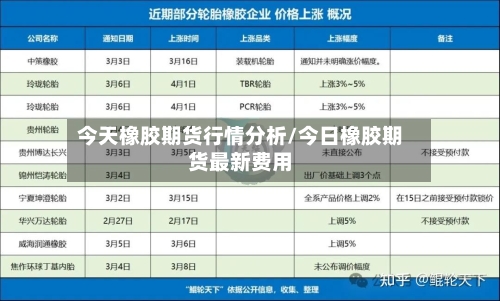 今天橡胶期货行情分析/今日橡胶期货最新费用-第2张图片