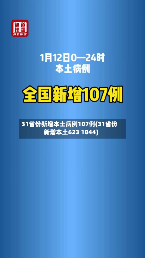 31省份新增本土病例107例(31省份新增本土623 1844)