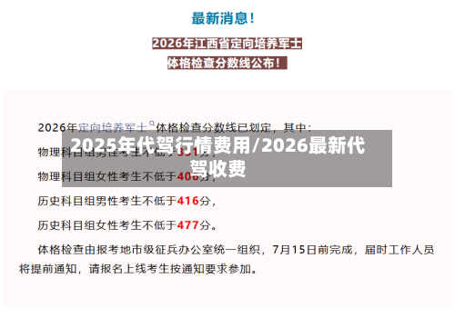 2025年代驾行情费用/2026最新代驾收费-第3张图片