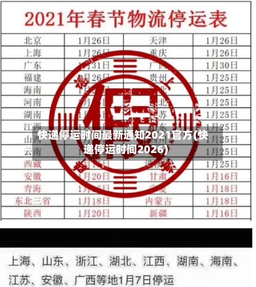快递停运时间最新通知2021官方(快递停运时间2026)