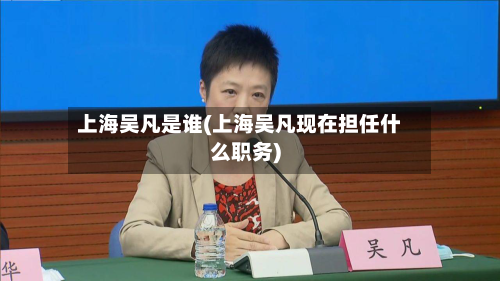 上海吴凡是谁(上海吴凡现在担任什么职务)