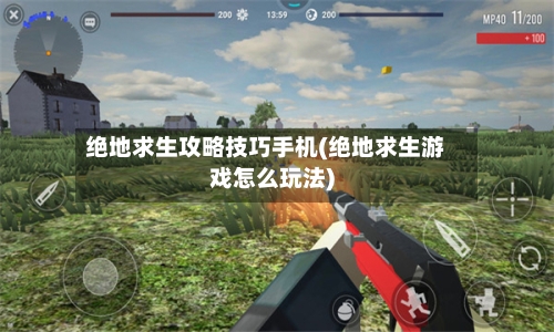 绝地求生攻略技巧手机(绝地求生游戏怎么玩法)