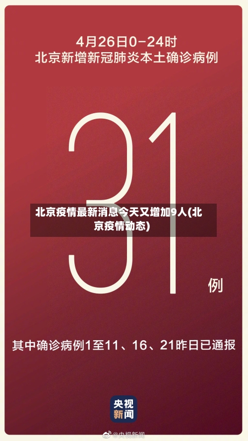 北京疫情最新消息今天又增加9人(北京疫情动态)