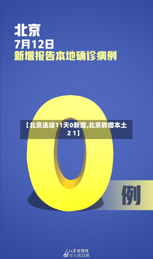 【北京连续11天0新增,北京昨增本土2 1】