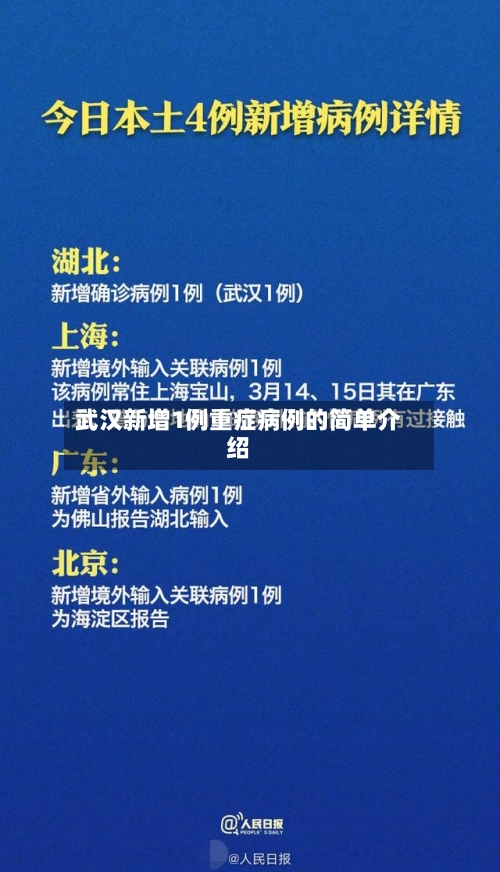 武汉新增1例重症病例的简单介绍-第1张图片