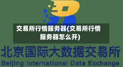 交易所行情服务器(交易所行情服务器怎么开)-第3张图片