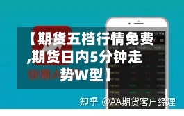 【期货五档行情免费,期货日内5分钟走势W型】-第2张图片