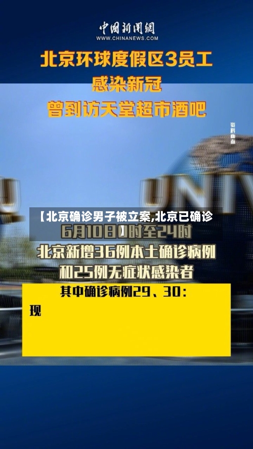 【北京确诊男子被立案,北京已确诊】