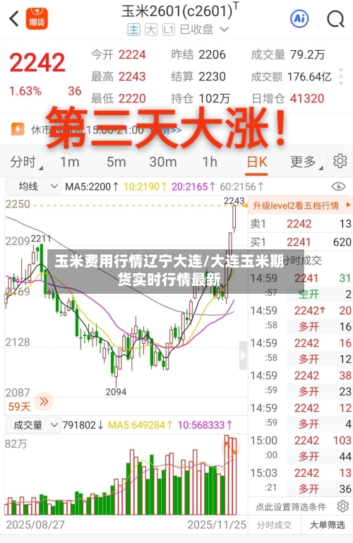 玉米费用行情辽宁大连/大连玉米期货实时行情最新-第2张图片