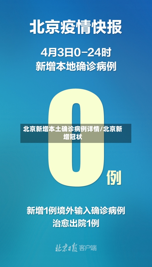 北京新增本土确诊病例详情/北京新增冠状