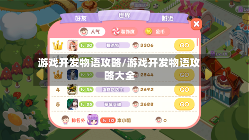游戏开发物语攻略/游戏开发物语攻略大全-第2张图片