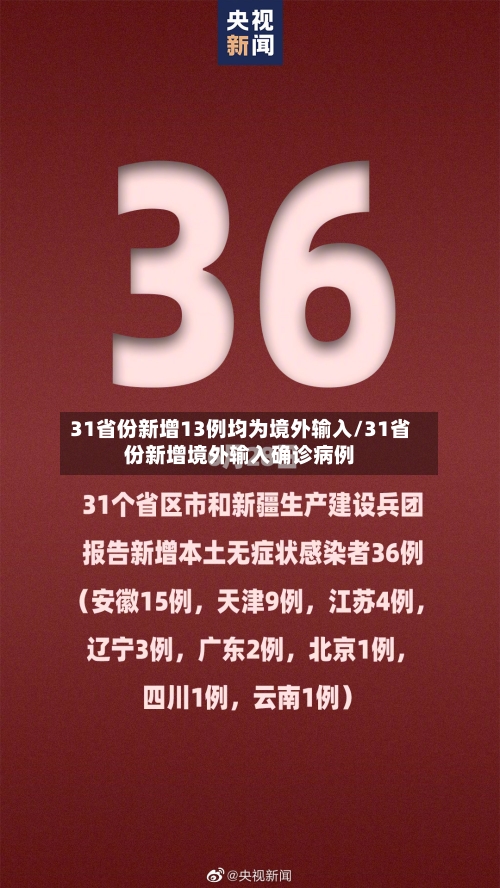 31省份新增13例均为境外输入/31省份新增境外输入确诊病例-第3张图片