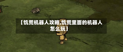 【饥荒机器人攻略,饥荒里面的机器人怎么玩】-第2张图片