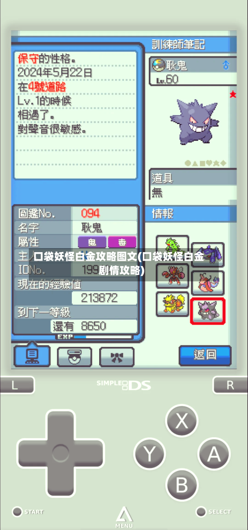 口袋妖怪白金攻略图文(口袋妖怪白金剧情攻略)-第3张图片