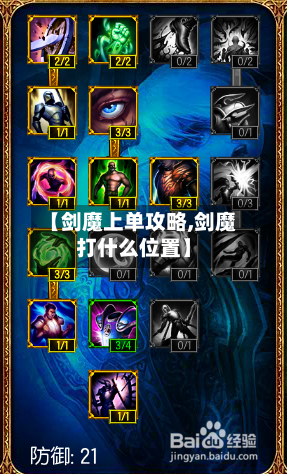 【剑魔上单攻略,剑魔打什么位置】