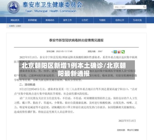 北京朝阳区新增1例本土确诊/北京朝阳最新通报-第2张图片