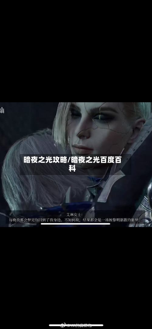 暗夜之光攻略/暗夜之光百度百科