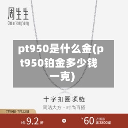 pt950是什么金(pt950铂金多少钱一克)-第3张图片
