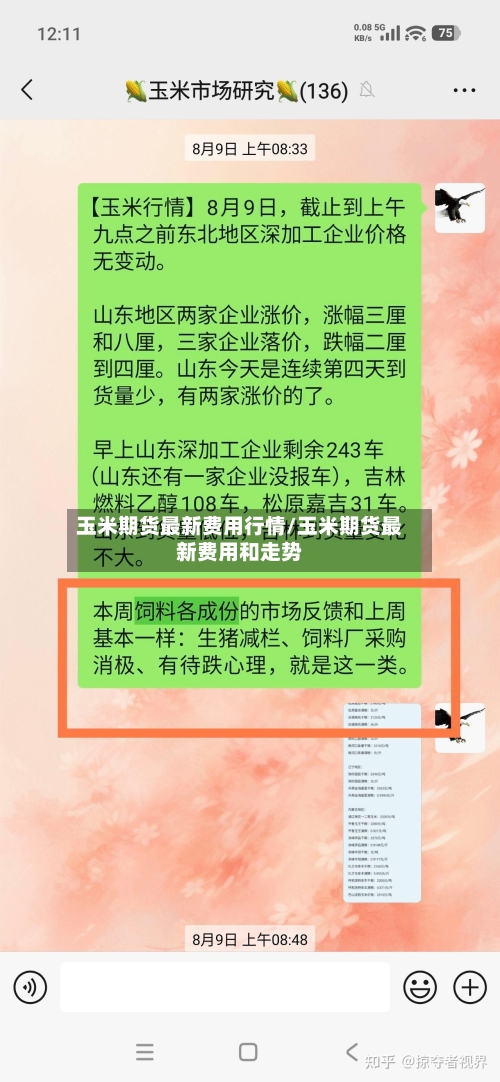 玉米期货最新费用行情/玉米期货最新费用和走势-第3张图片