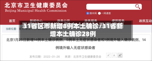 31省区市新增8例本土确诊/31省新增本土确诊28例-第2张图片