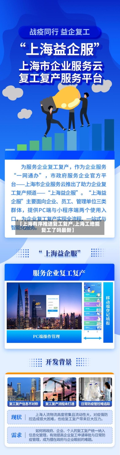 【上海有序推进复工复产,上海工地能复工了吗最新】