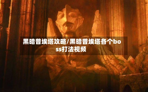 黑暗普埃塔攻略/黑暗普埃塔各个boss打法视频-第2张图片