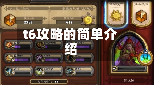 t6攻略的简单介绍