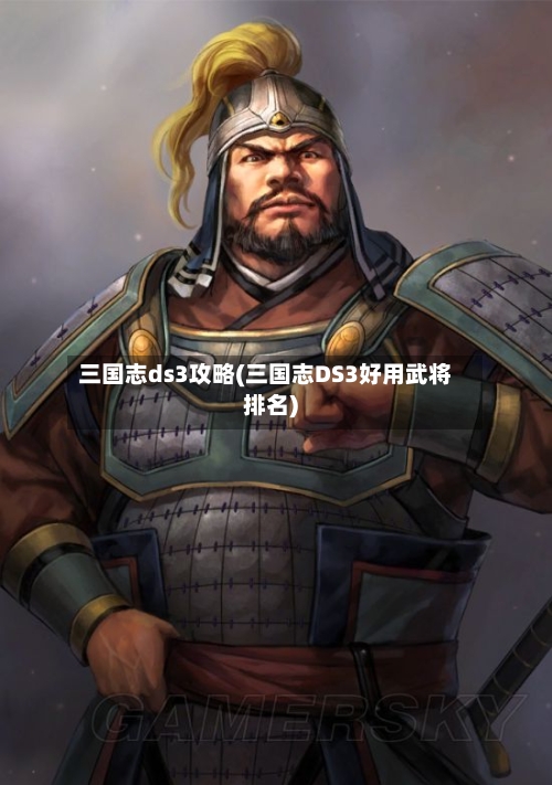 三国志ds3攻略(三国志DS3好用武将排名)