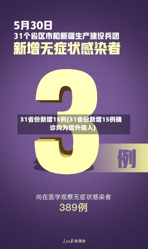 31省份新增15例(31省份新增15例确诊均为境外输入)