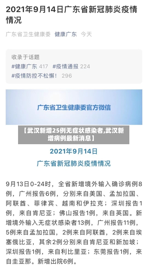 【武汉新增25例无症状感染者,武汉新增病例最新消息】