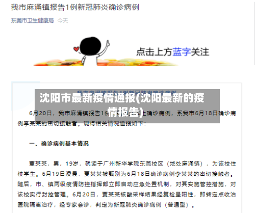沈阳市最新疫情通报(沈阳最新的疫情报告)-第3张图片