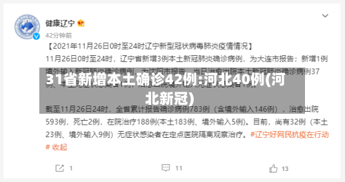 31省新增本土确诊42例:河北40例(河北新冠)-第2张图片