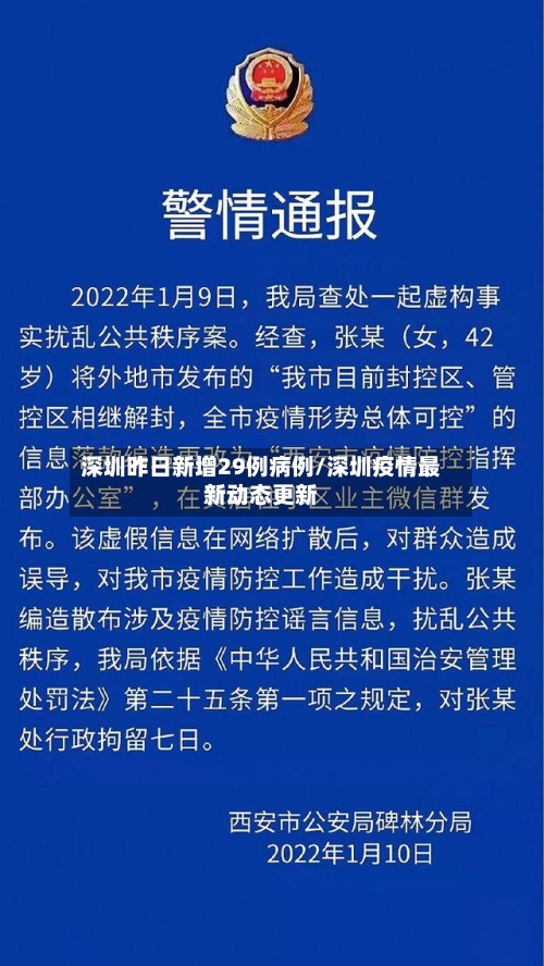 深圳昨日新增29例病例/深圳疫情最新动态更新