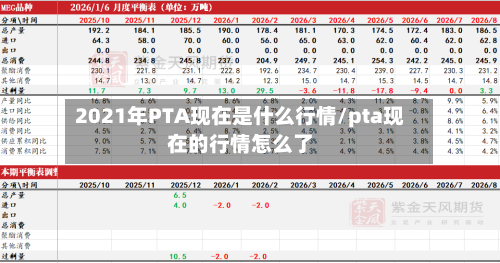2021年PTA现在是什么行情/pta现在的行情怎么了-第3张图片