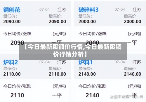 【今日最新废铜价行情,今日最新废铜价行情分析】-第2张图片