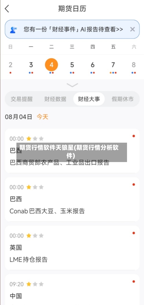 期货行情软件天狼星(期货行情分析软件)-第3张图片