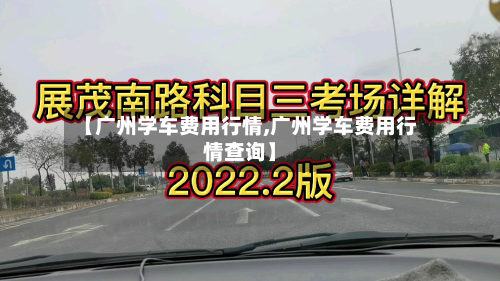 【广州学车费用行情,广州学车费用行情查询】