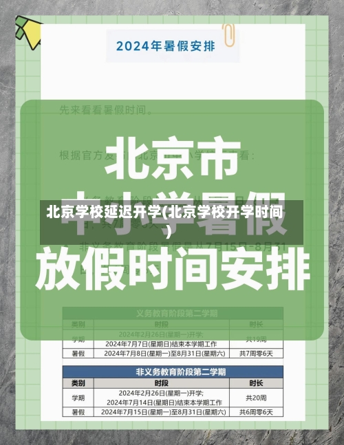 北京学校延迟开学(北京学校开学时间)-第2张图片