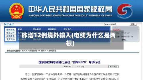 昨增12例境外输入(电线为什么是两根)