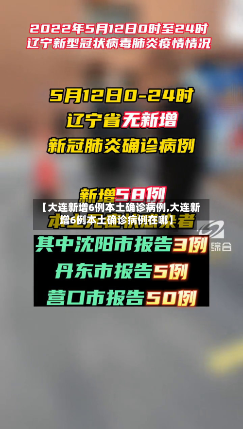 【大连新增6例本土确诊病例,大连新增6例本土确诊病例在哪】