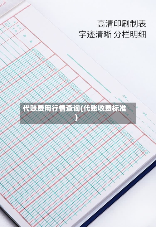 代账费用行情查询(代账收费标准)-第2张图片