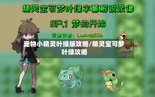 宠物小精灵叶绿版攻略/精灵宝可梦叶绿攻略-第3张图片
